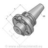 Frézovací trn pro fr. hlavy SK50x40-90 DIN69871